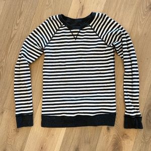 Lululemon Reversible Sweatshirt Gray and Stripes 6